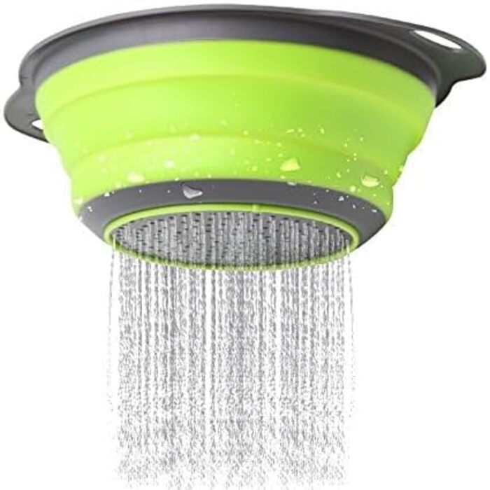 Набор сложных силиконовых дуршлагов для кухни 3 шт SKERITO