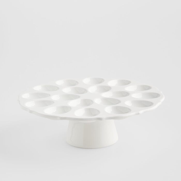 Керамічний піднос для яєць 30 см home&you