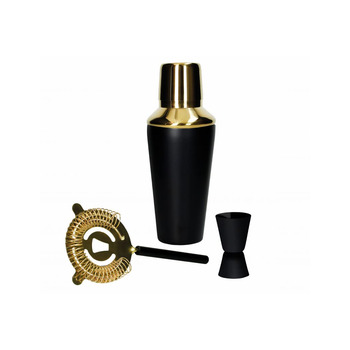 Набір коктейльних аксесуарів 3 шт чорний BRANDANI