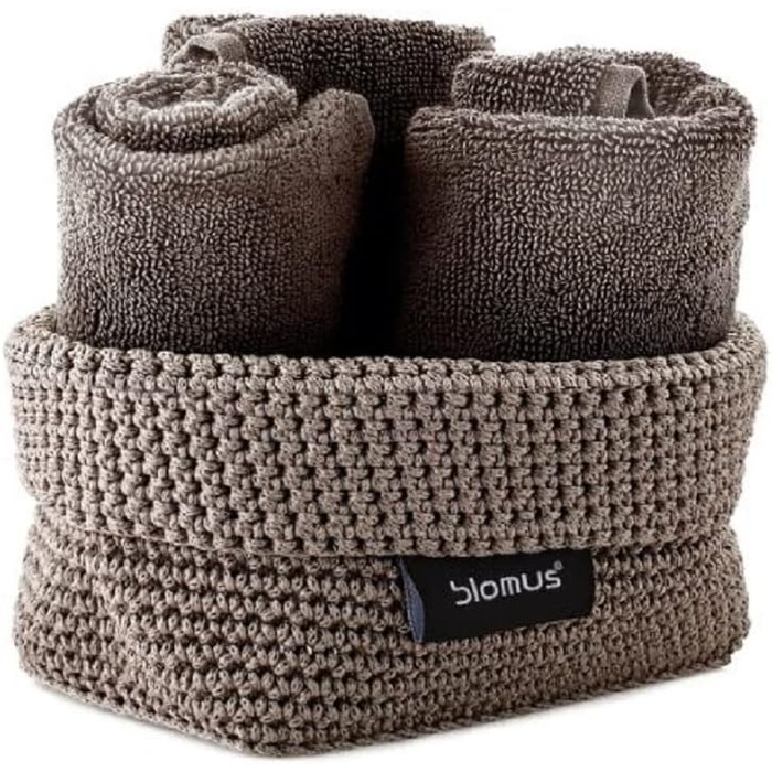 Корзинка для полотенец большая, песок Tela Blomus