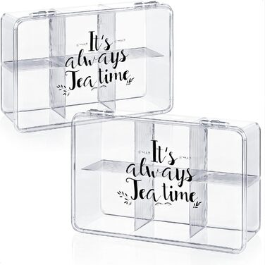 Органайзер для чайных пакетиков, 6 отделений, набор 2 предмета It's Always Teatime Com-Four