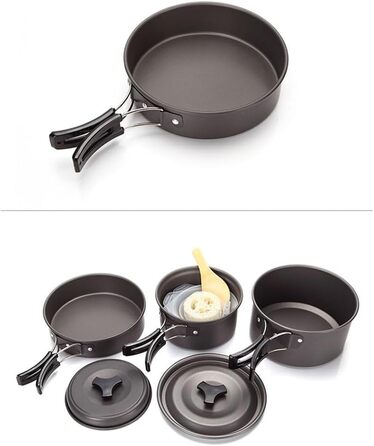 Набір туристичного посуду 5 предметів Hasaller