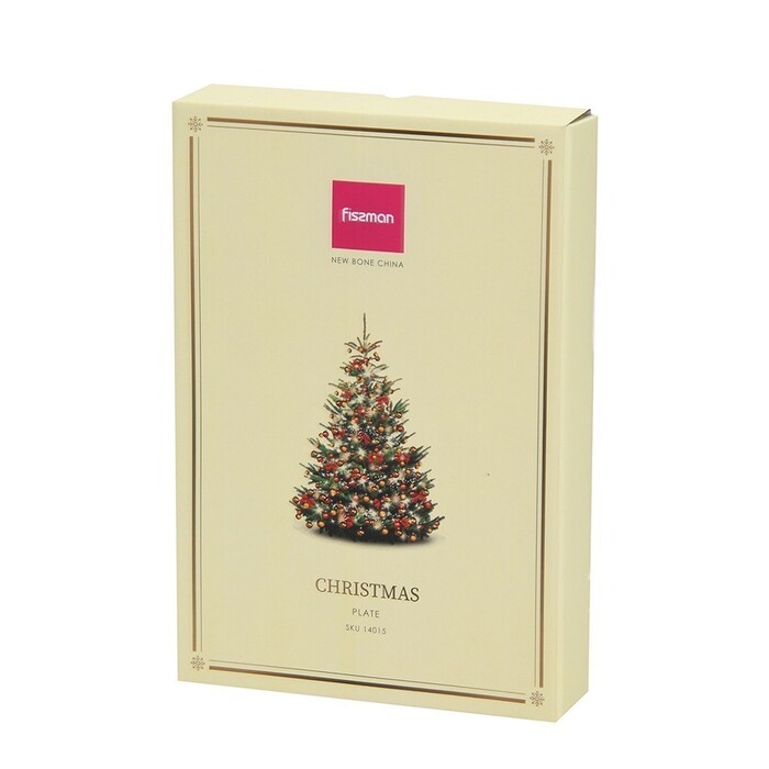 Блюдо Fissman CHRISTMAS овальное 30х20 cм фарфор (14015)