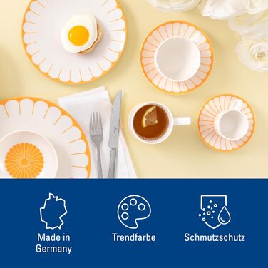 Блюдце кавове 14,8 см, помаранчевий Fleur Villeroy & Boch