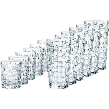 Набір склянок для віскі та лонгдринків, 12 предметів, Bossa Nova Nachtmann