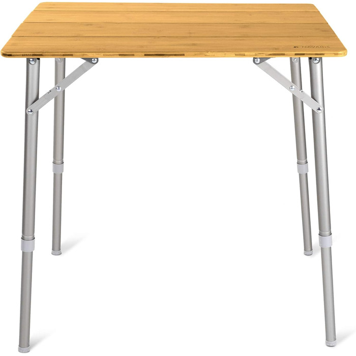 Складной бамбуковый кемпинговый стол 65 x 50 x 42 см Navaris