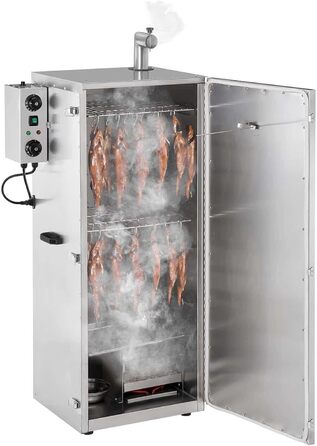 Коптильня з нержавіючої сталі 8 решіток 45 x 60 x 132 см Royal Catering