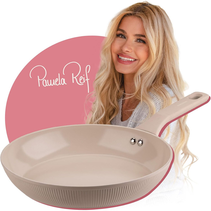 Сковорода 28 см с ребристым дизайном, пастельно-бежевый Pamela Reif Fackelmann