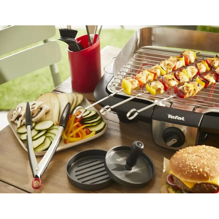Tefal Прес для бургерів, алюміній, чорно-сірий