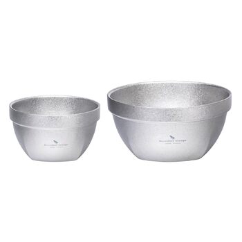 Набор титановых лоханок для кемпинга 500 и 800 мл Boundless Voyage