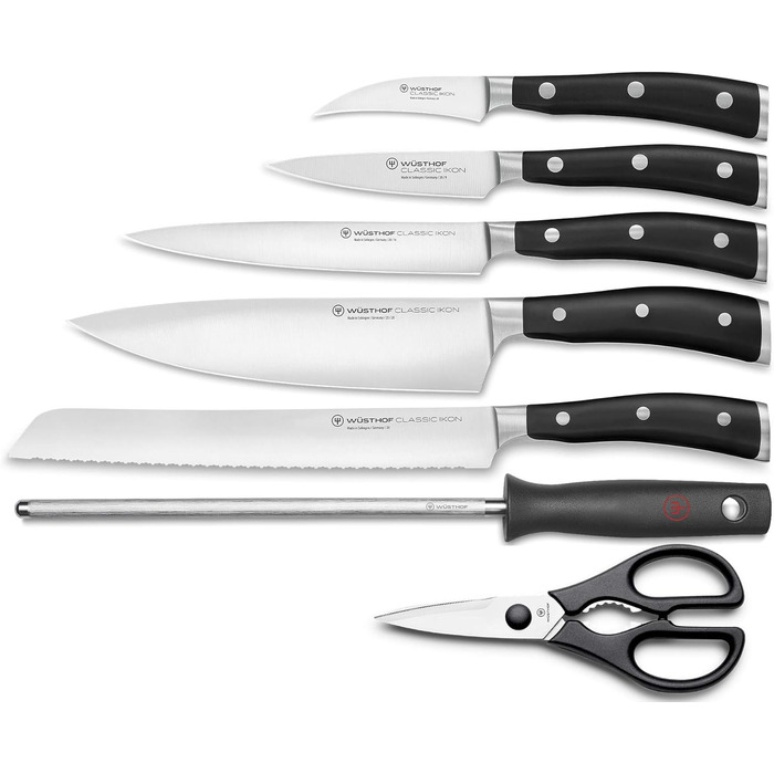 Набор ножей WSTHOF Classic Ikon, 7 предметов, коричневый