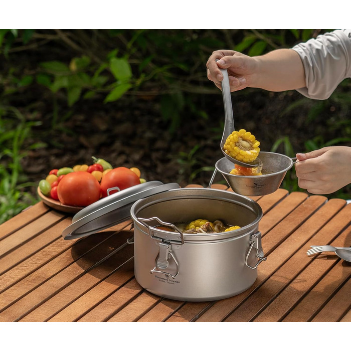 Ультралегкий титановий туристична каструля 3,2 л Boundless Voyage