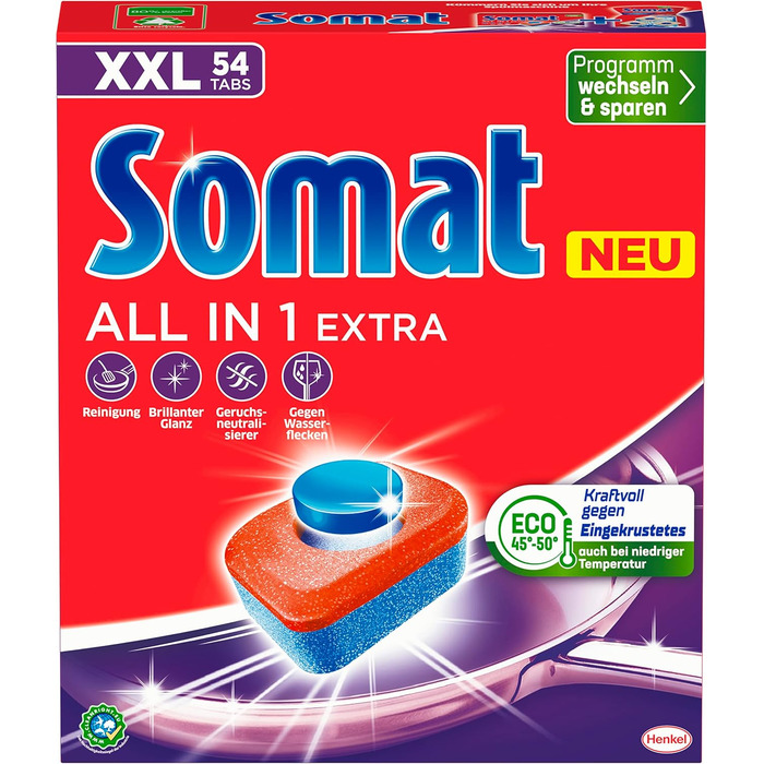 Таблетки для посудомийної машини 54 шт All in 1 Extra Somat