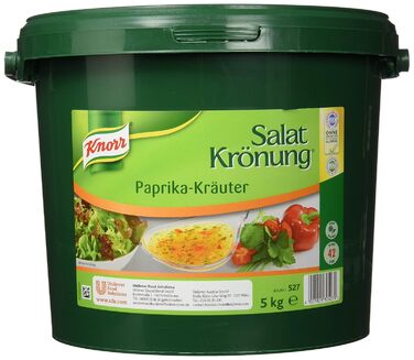 Заправка для салату Knorr Art (Легко готується, універсальна заправка для салату) 1 упаковка (1 x 1 кг) (Трави, 5 кг (1 упаковка))