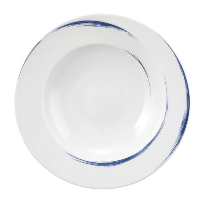 Тарелка для супа 22,5 см Blue Brush Seltmann