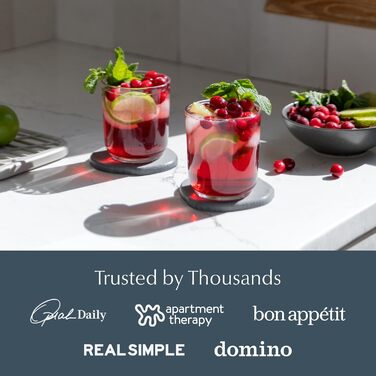 Набір кам’яних підставок під напої 4 шт Dorai