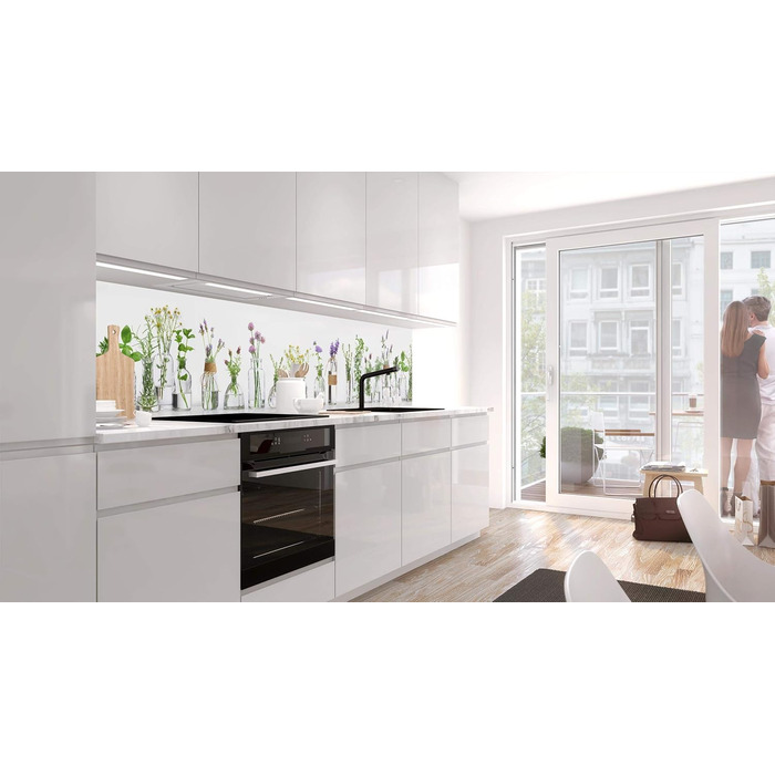 Самоклеющийся кухонный передник 340 х 60 см StickerProfis