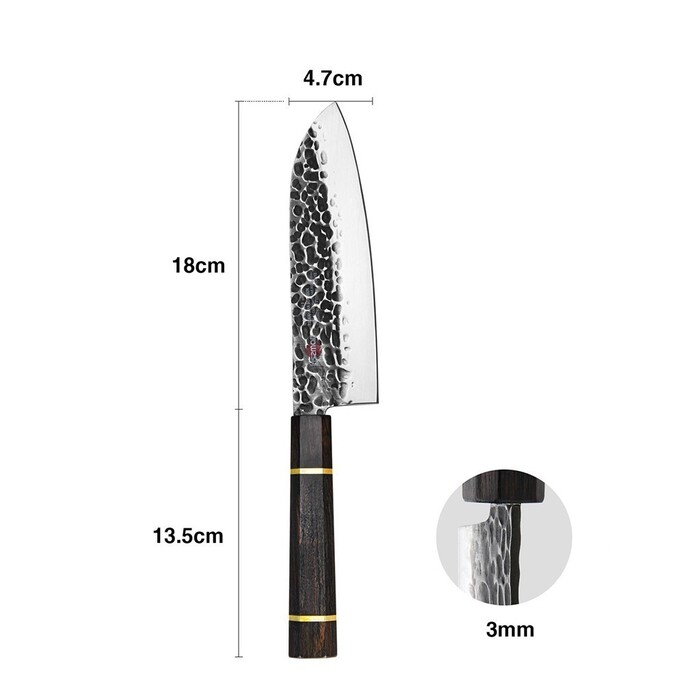 Санток нож Fissman KENSEI BOKUDEN 18 см сталь AUS-8 (2553)