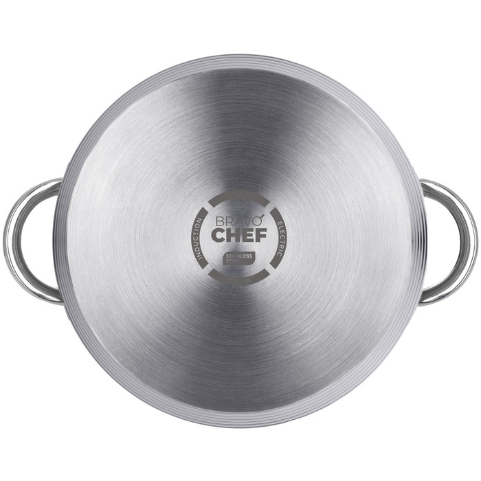 Кастрюля Bravo Chef 22 см (4.35 л) с крышкой (6720870)