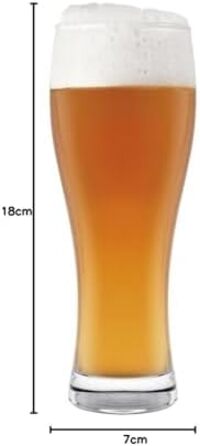 Набір із 6 універсальних пивних келихів 330 мл H&H