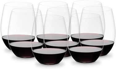 Бокалы для красного вина 0,6 л, набор 8 предметов, O Wine Tumbler Riedel