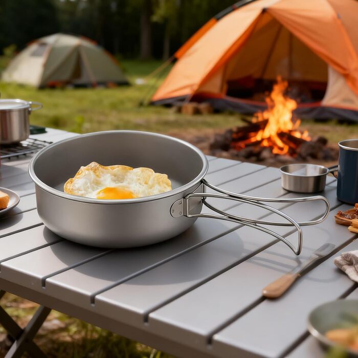 Туристический сосуд из титана с антипригарным покрытием 700 мл Generisch