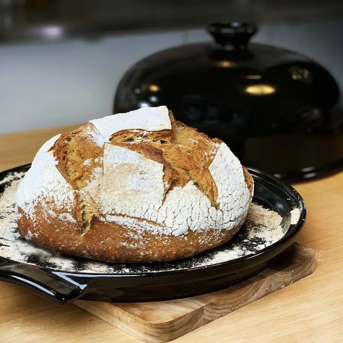 Форма для выпечки хлеба круглая 33 см, темно-коричневая Emile Henry