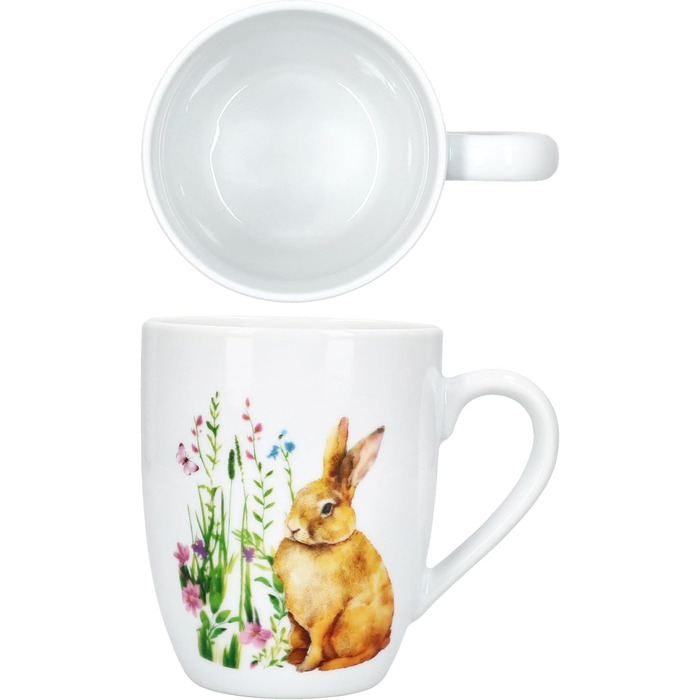 Набір із 6 кавових чашок 280 мл до Великдня MamboCat