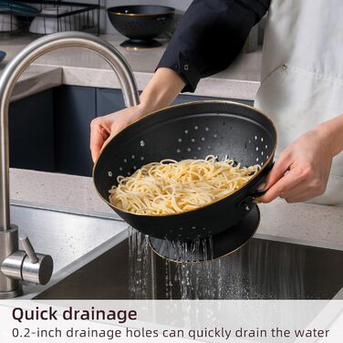 Набір із 2 металевих друшляків-сит 23 та 28 см beifeier