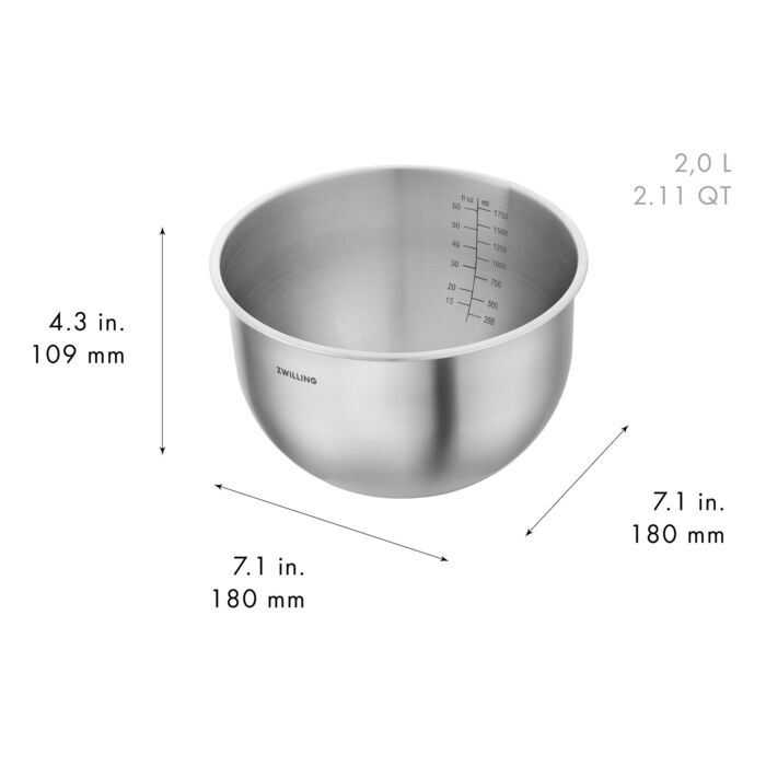 Набір мисок з нержавіючої сталі, 3 предмети Fresh & Save Zwilling