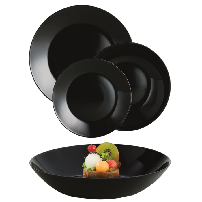 Сервіз Luminarc Zelie Black, 18 предметів (7163731)