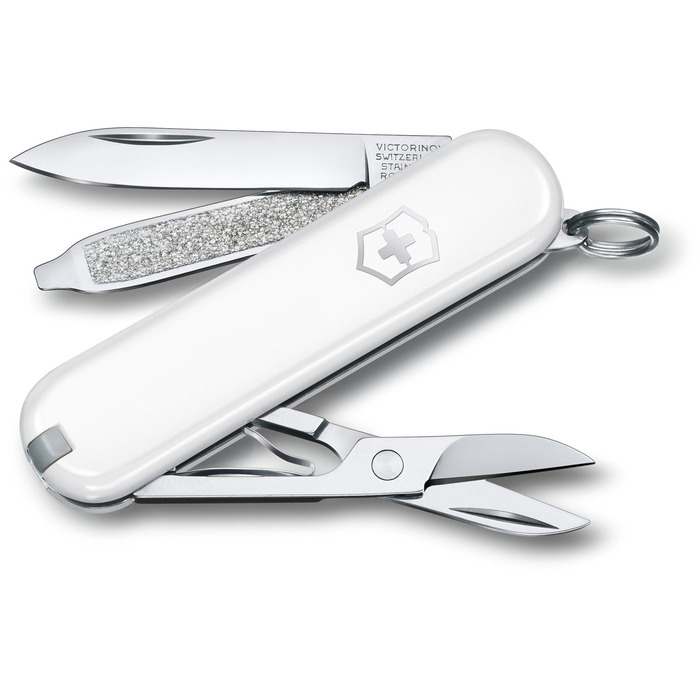 Ніж швейцарський 7 функцій, 58 мм, Victorinox Classic SD Colors Falling Snow