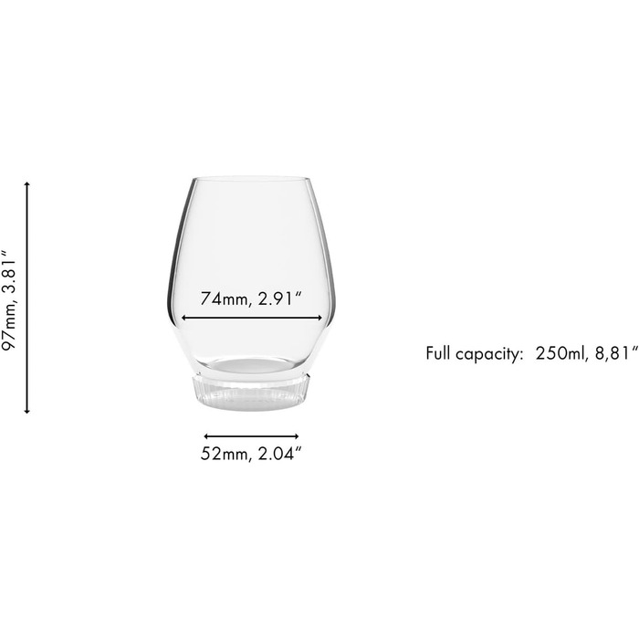 Набор из 2 бокалов для бурбона 0,25 л, All American Bourbon Glass Riedel
