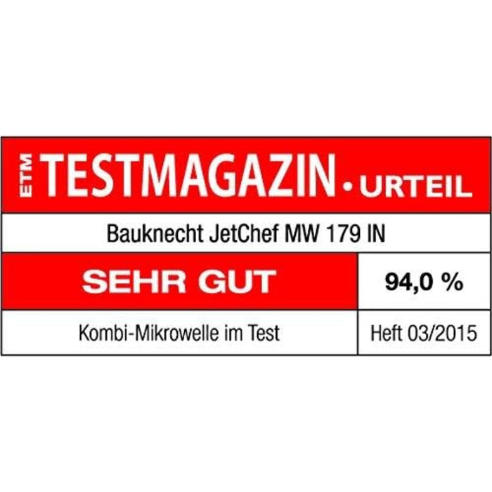 Мікрохвильова піч 33 л Jet Chef MW 179 IN Bauknecht