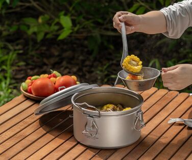 Ультралегкий титановий туристична каструля 3,2 л Boundless Voyage