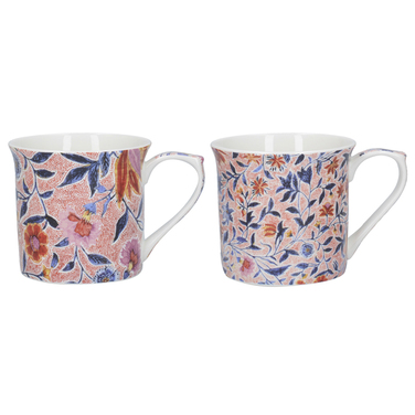 Набір кухлів для чаю CreativeTops Mughal Flowers Palace Mugs, фарфор, 300 мл, 2 шт.