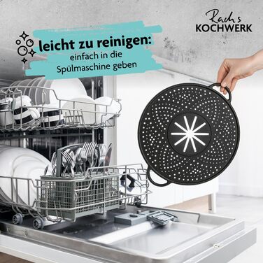Силиконовая брызгозащитная крышка для сковородок/кастрюль 30 см Kochwerk