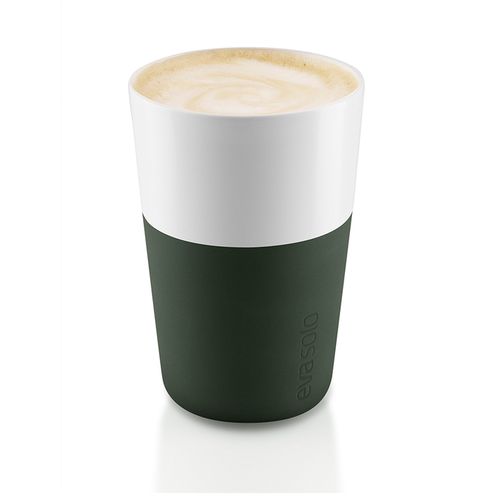 Набір кухлів для латте 360 мл темно-зелених Caffe Latte Eva Solo