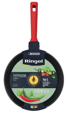 Сковорода RINGEL Pepperoni сковорода глибока 24 см (6806839)