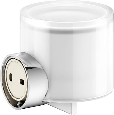 Дозатор лосьйону KEUCO металевий, хромований, багаторазова ємність приблизно 140 мл, дозатор мила для ванної кімнати та гостьового туалету, в т.ч. кріплення, настінне кріплення, Reva