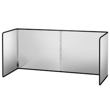 Портативний захист від бризок для приготування їжі, антипригарний, захист від бризок олії, захист від бризок для смаження, плита, захист від бризок, кухня, (срібний, L)