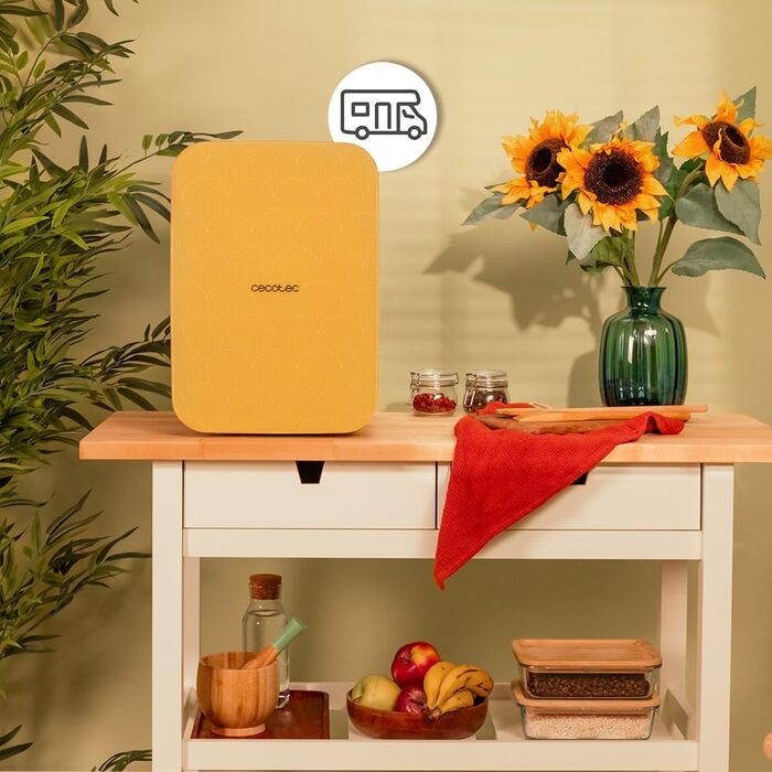 Міні-холодильник 20 л золотистий Bolero MiniCooling Bahamas Cecotec