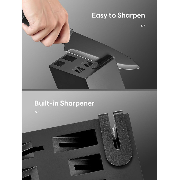 Набір кухонних ножів 8 предметів Yabano