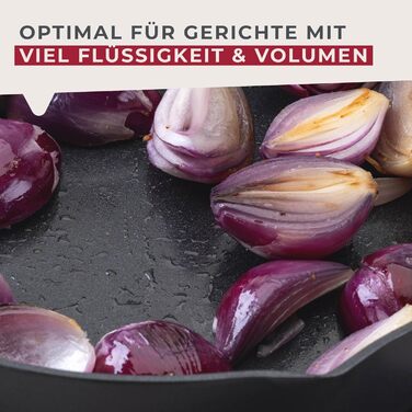 Сковорода 24 см глибока з керамічним покриттям, чорна Highrise Fackelmann