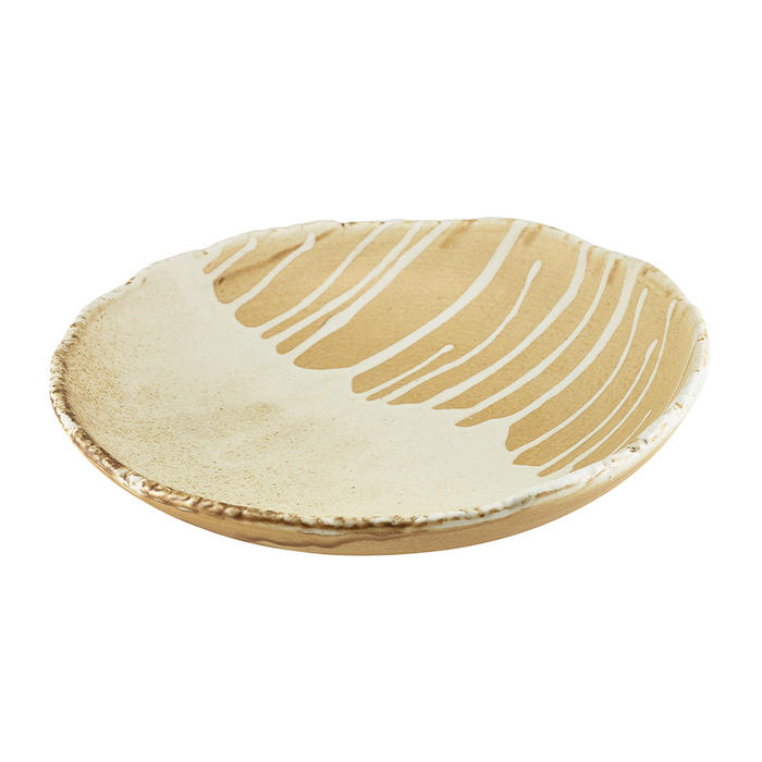 Миска глубокая круглая 25*h 5.3 см, 920 мл, Terra Porcelain Roko Sand, GenWare