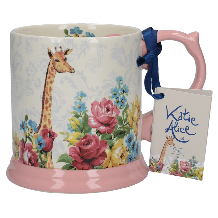 Кружка для чая CreativeTops BLOOMING FANCY Giraffe, керамика, 480 мл