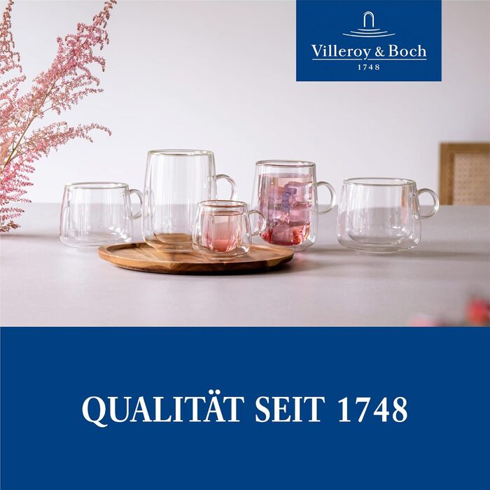 Набір із 2 скляних чашок для лате макіато 360 мл Artesano Hot & Cold Beverages Villeroy & Boch