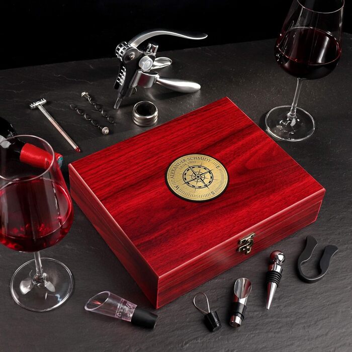 Набір сомельє з 10 аксесуарами для вина AMAVEL