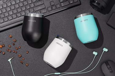 ARDESTO Термокухоль Compact Mug 350 мл, чорний, нержавіюча сталь