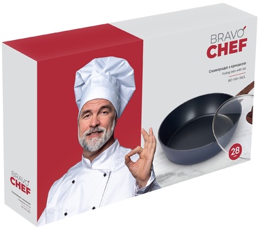 Сковорідка Bravo Chef глибока 28 см (6815605)